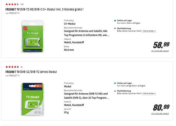 Freenet Ci Modul Welches Ist Das Richtige Computer Technik Technologie