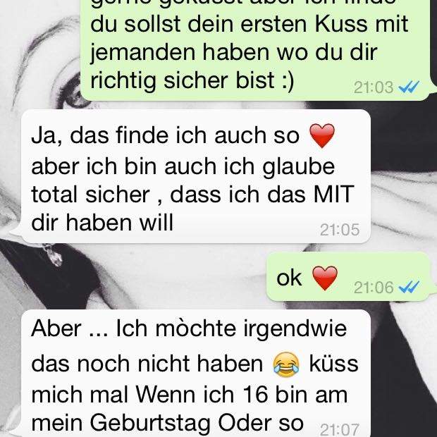Was soll ich machen wenn meine Freundin den ersten Kuss erst zu ihrem 16. Geburtstag haben will Was soll ich machen wenn meine Freundin den ersten Kuss erst zu ihrem 16. Geburtstag haben will