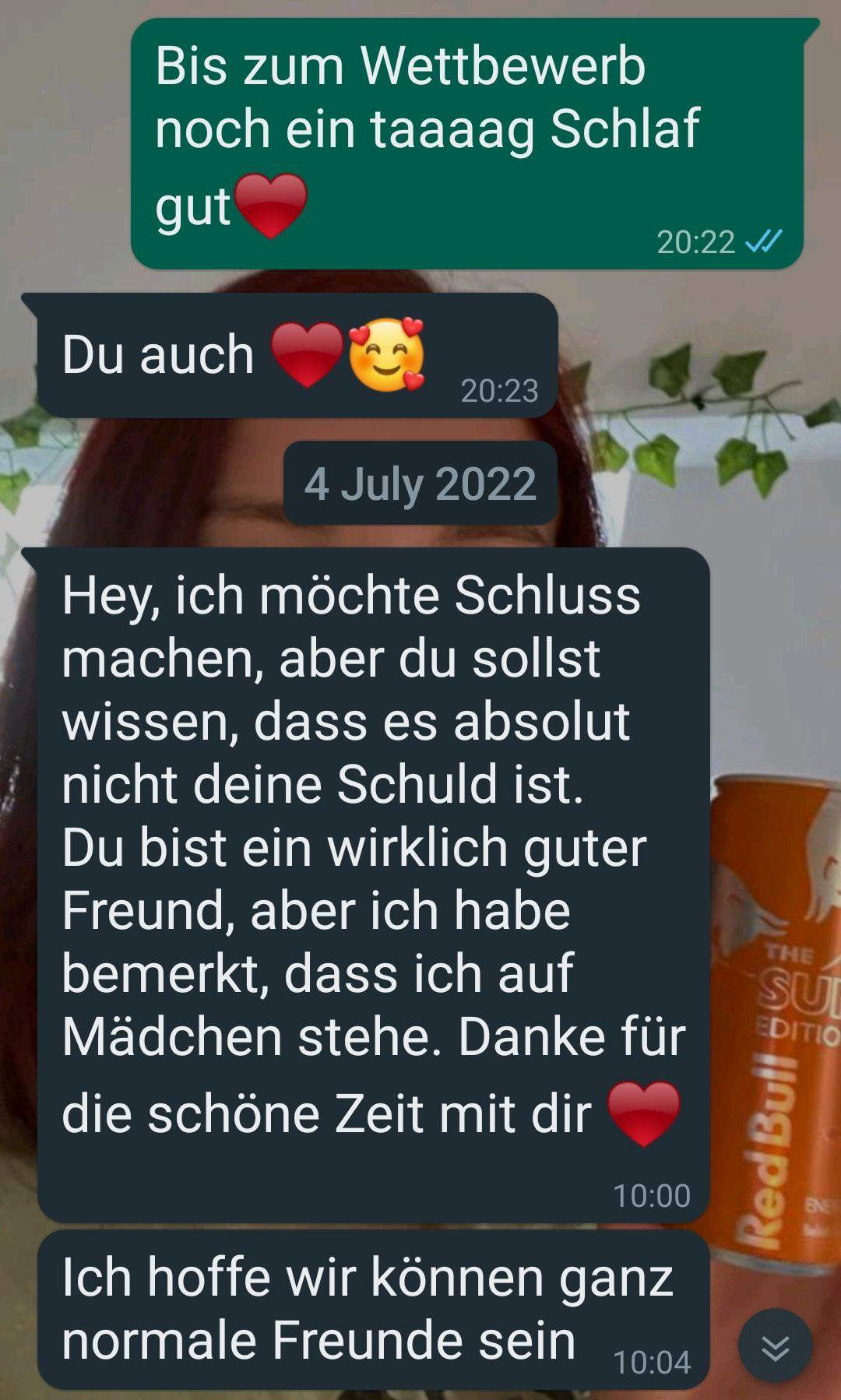 Freundin macht Schluss. Lesbisch? (Mädchen, Partnerschaft, Trennung)