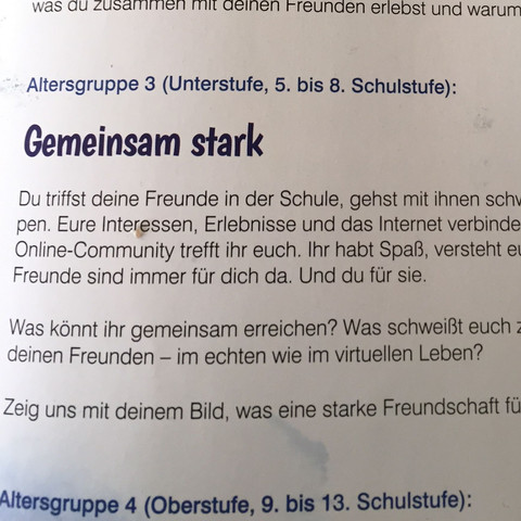 Das sind die Regeln - (Freundschaft, zeichnen, Gemeinsam Stark)