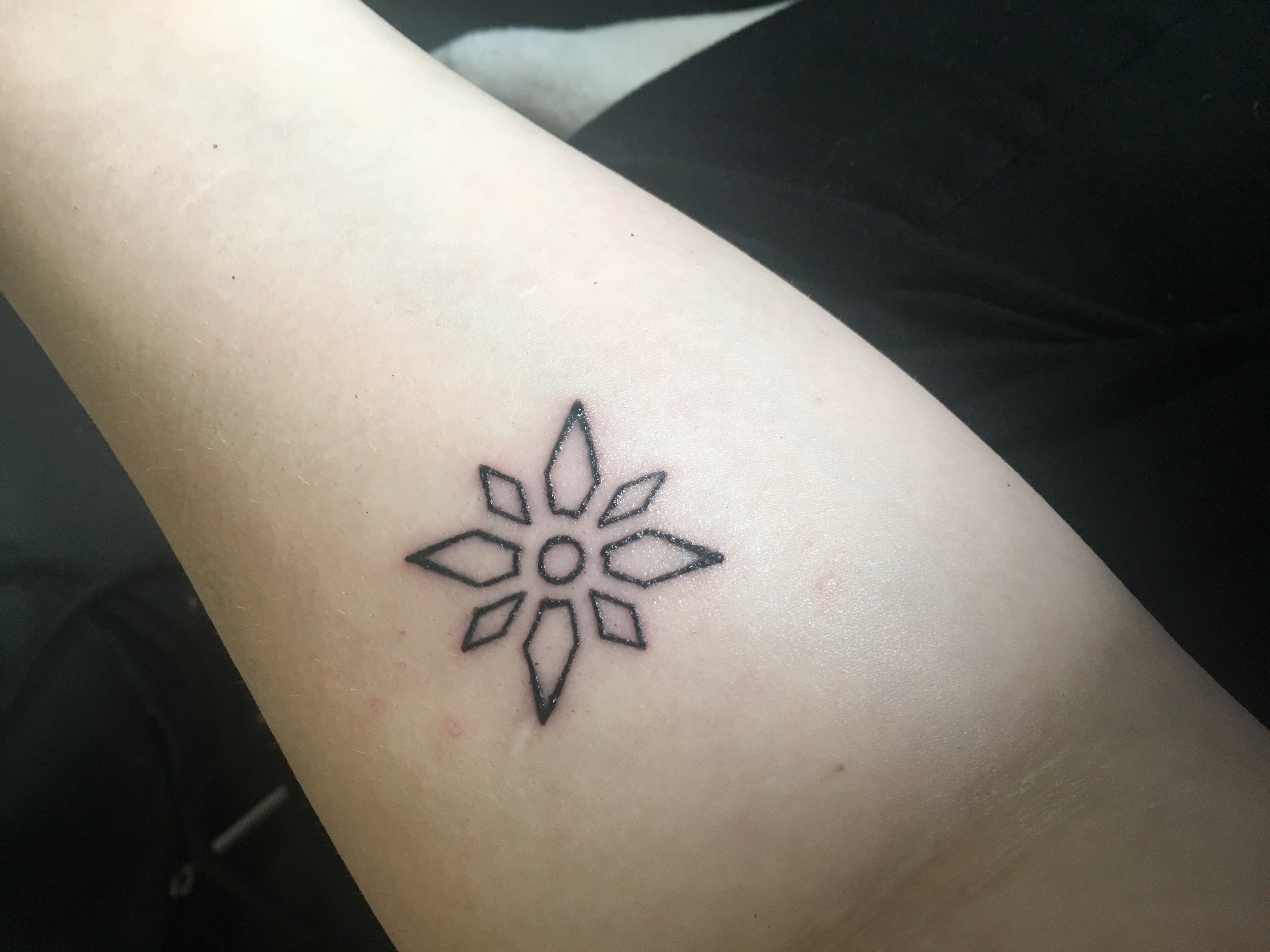 Frisches Tattoo Kruste geht nach einem Tag ab?