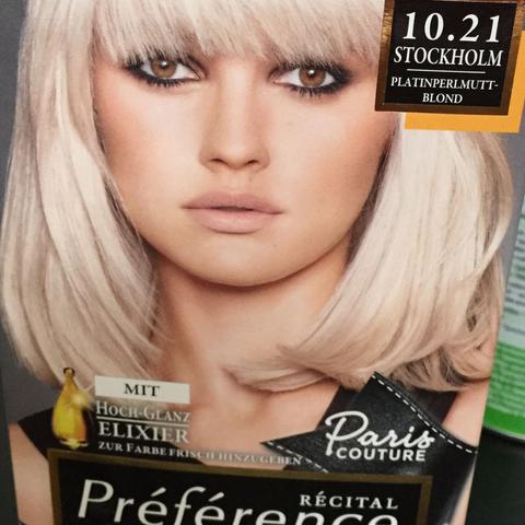 Die benannte Coloration (Loreal Preference) - (Haare, Friseur, blond)