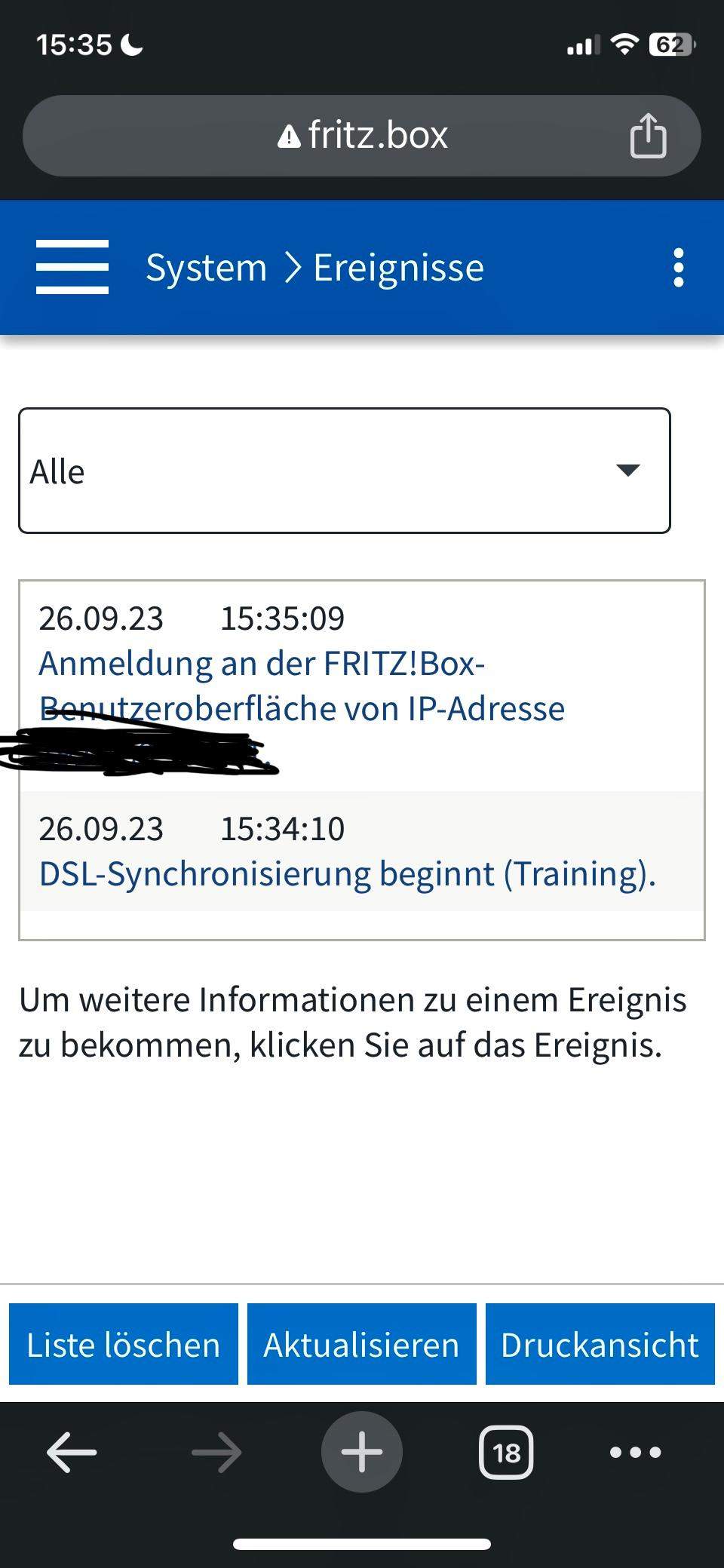 FritzBox 7490 startet ständig neu? WLAN, Router)