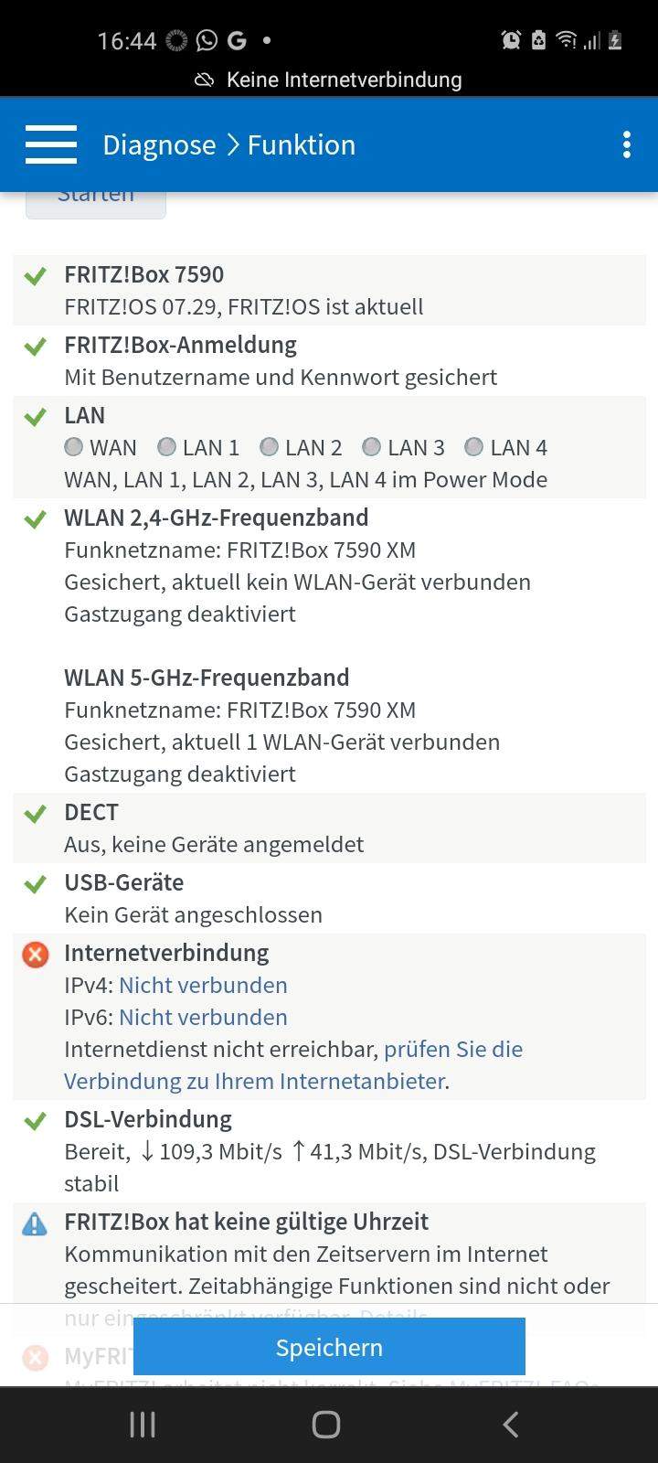 Fritzbox lässt sich nicht mit dem verbinden? (FRITZ!Box)
