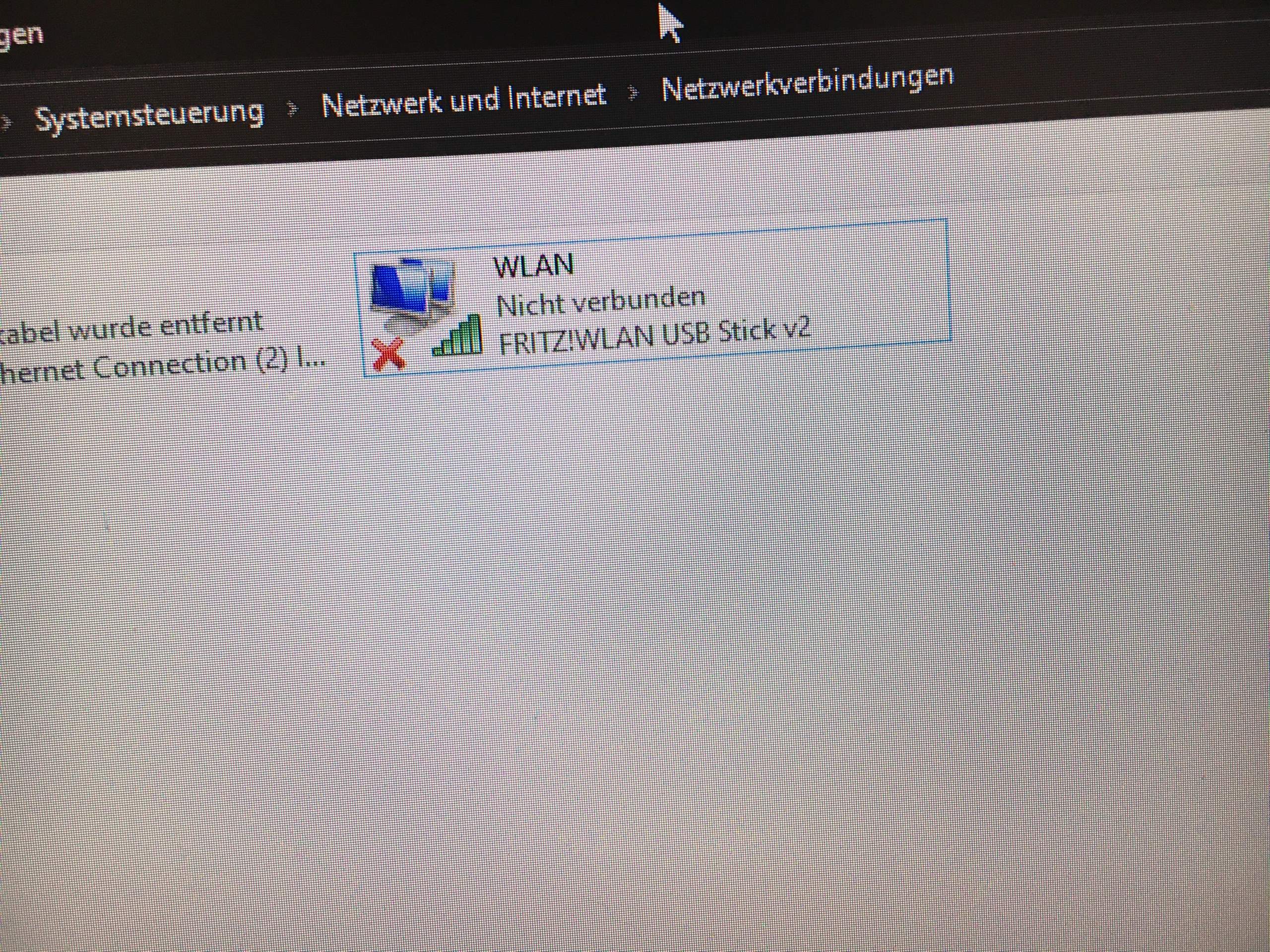 Fritz!Wlan stick, wird erkannt aber nix passiert? (Computer, Internet