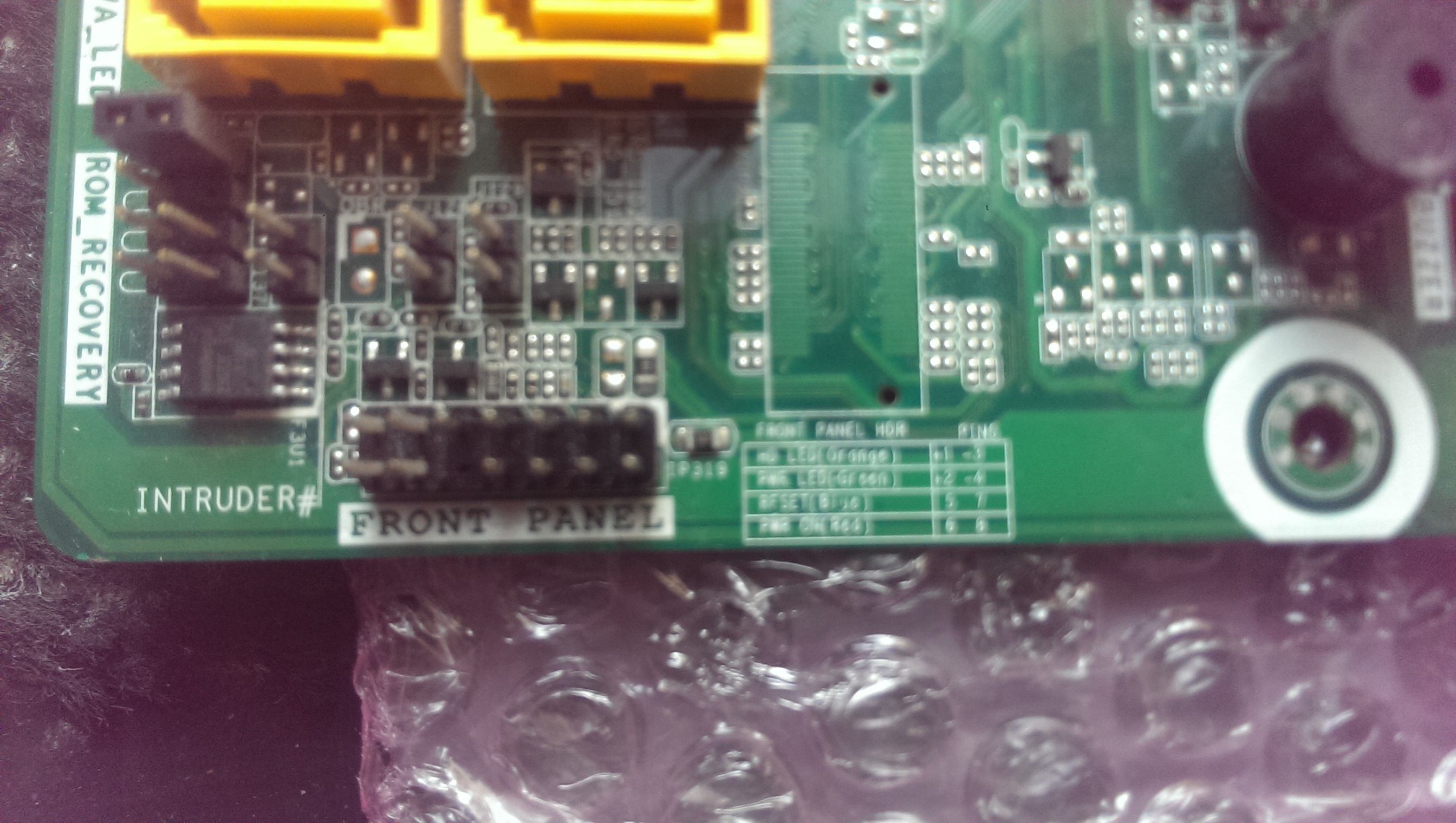 Acer Front Panel Pinout