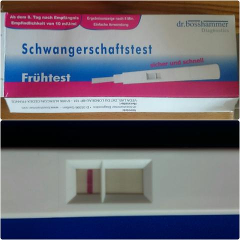 Frühtest von Dr.Bosshammer(Apotheke) Erfahrungen (Schwangerschaft ...