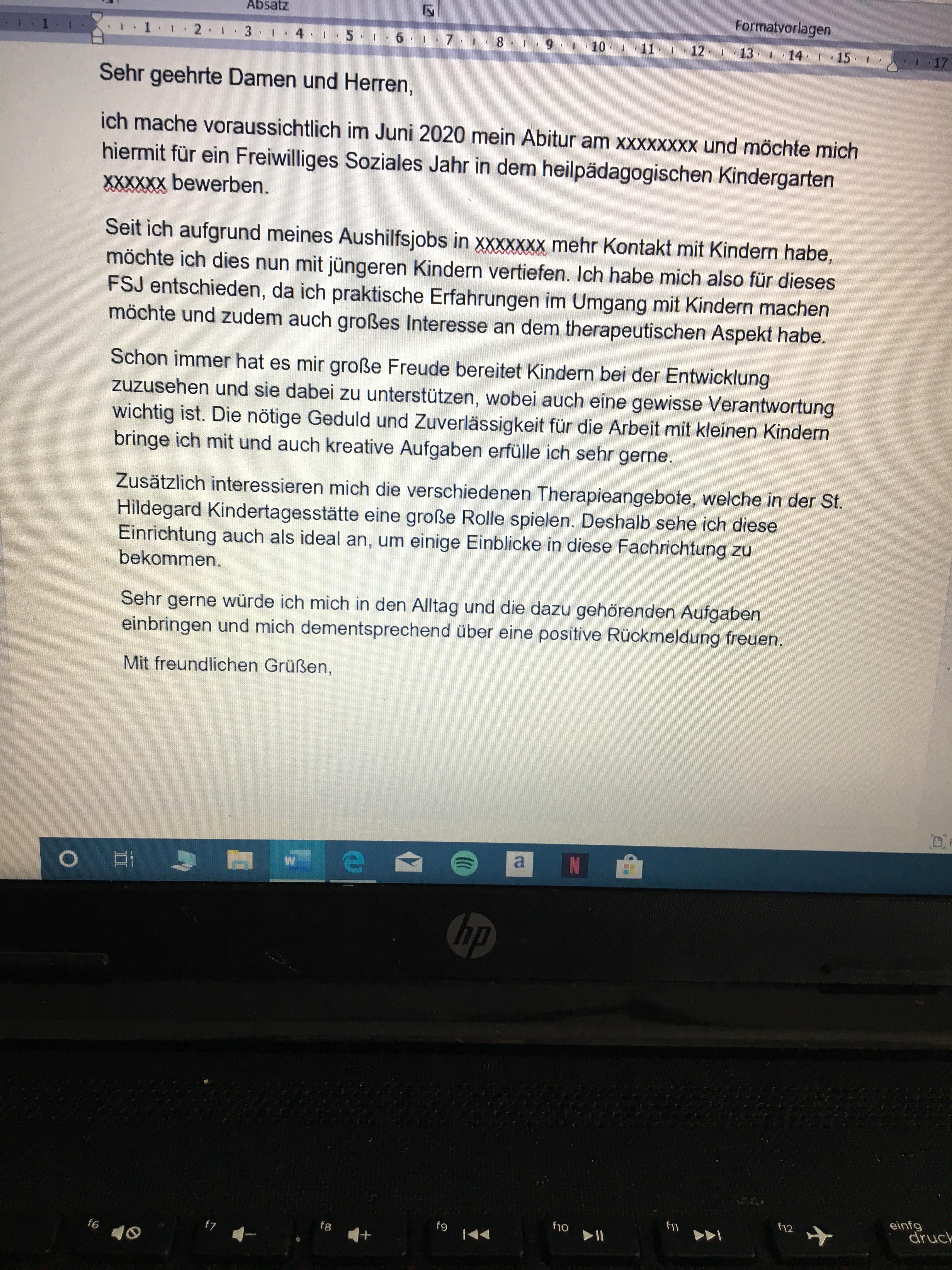 Fsj Bewerbung Meinung Kritik Arbeit Beruf Ausbildung