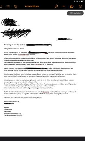 Fsj Krankenhaus Bewerbungsanschreiben Gut Oder Schlecht Schule Deutsch Arbeit Fsj Anschreiben Vorlage