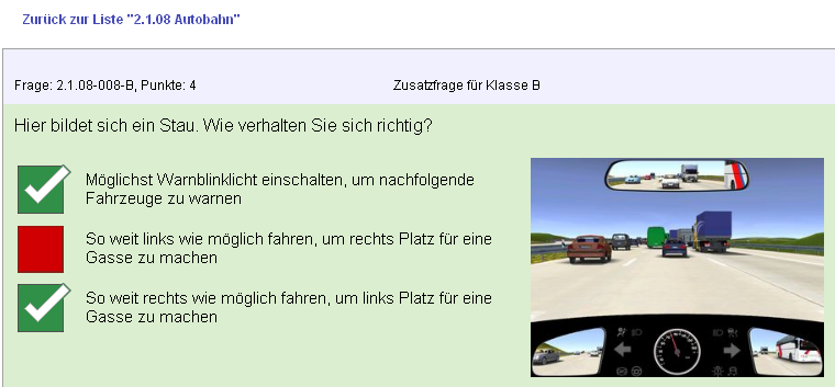 Führerschein , Theorie Frage , Wer kann das mir erklären? (Auto, Autobahn)