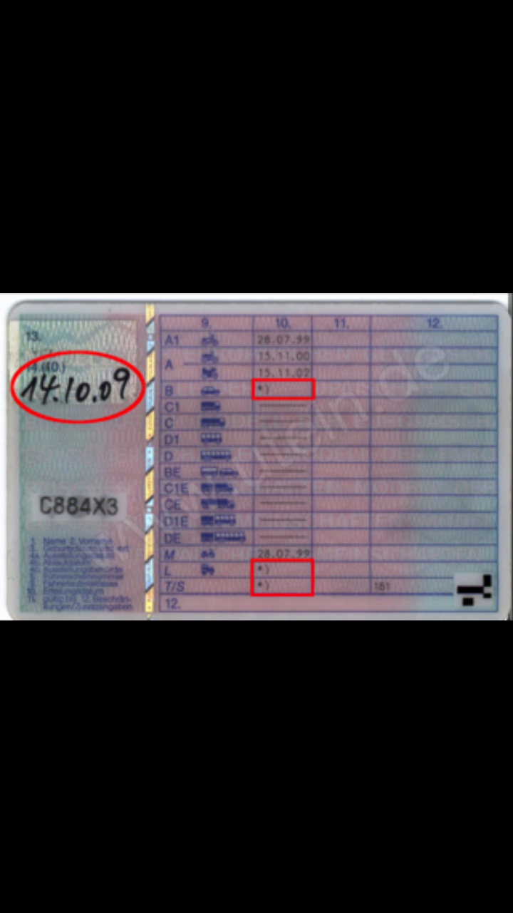 Führerscheindatum, Erteilungsdatum unterschiedlich? (Auto, Führerschein, Fahrschule)