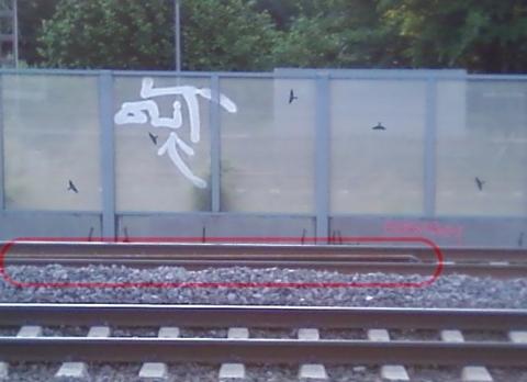 "Führungssch." - (Bahn, Zug, Bau)