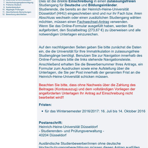 Fur Die Bewerbung An Der Uni Geld Bezahlen Chemie Universitat Bafog