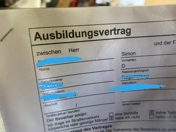 Für was ist der Ausbildungsvertrag?