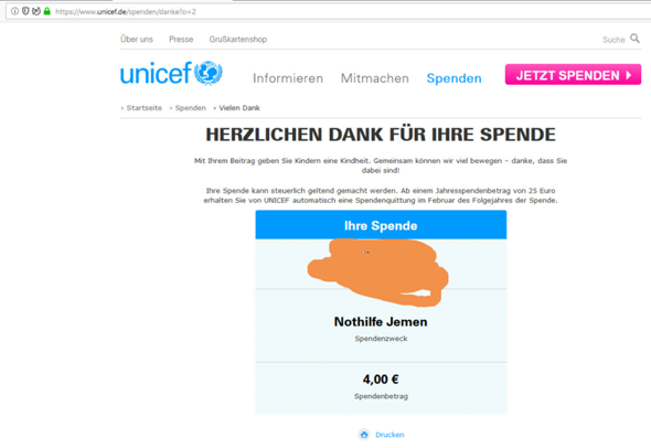 fur was konnte man noch spenden geld