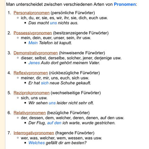 Hier die Unterscheidungen - (deutsch, Sprache, Grammatik)