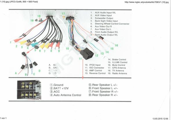 Funkruckfahrkamera Anschliessen An Navi Kfz Autoelektrik Kfz Elektrik