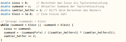 Funktion in c++ code? (Mathematik, programmieren, Informatik)
