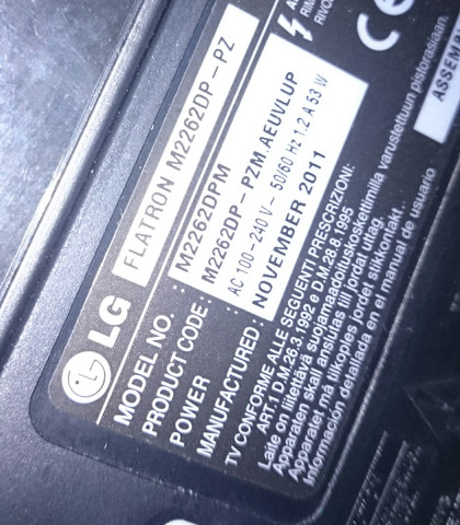 Sticker hinten - (Fernbedienung, lg-fernseher)