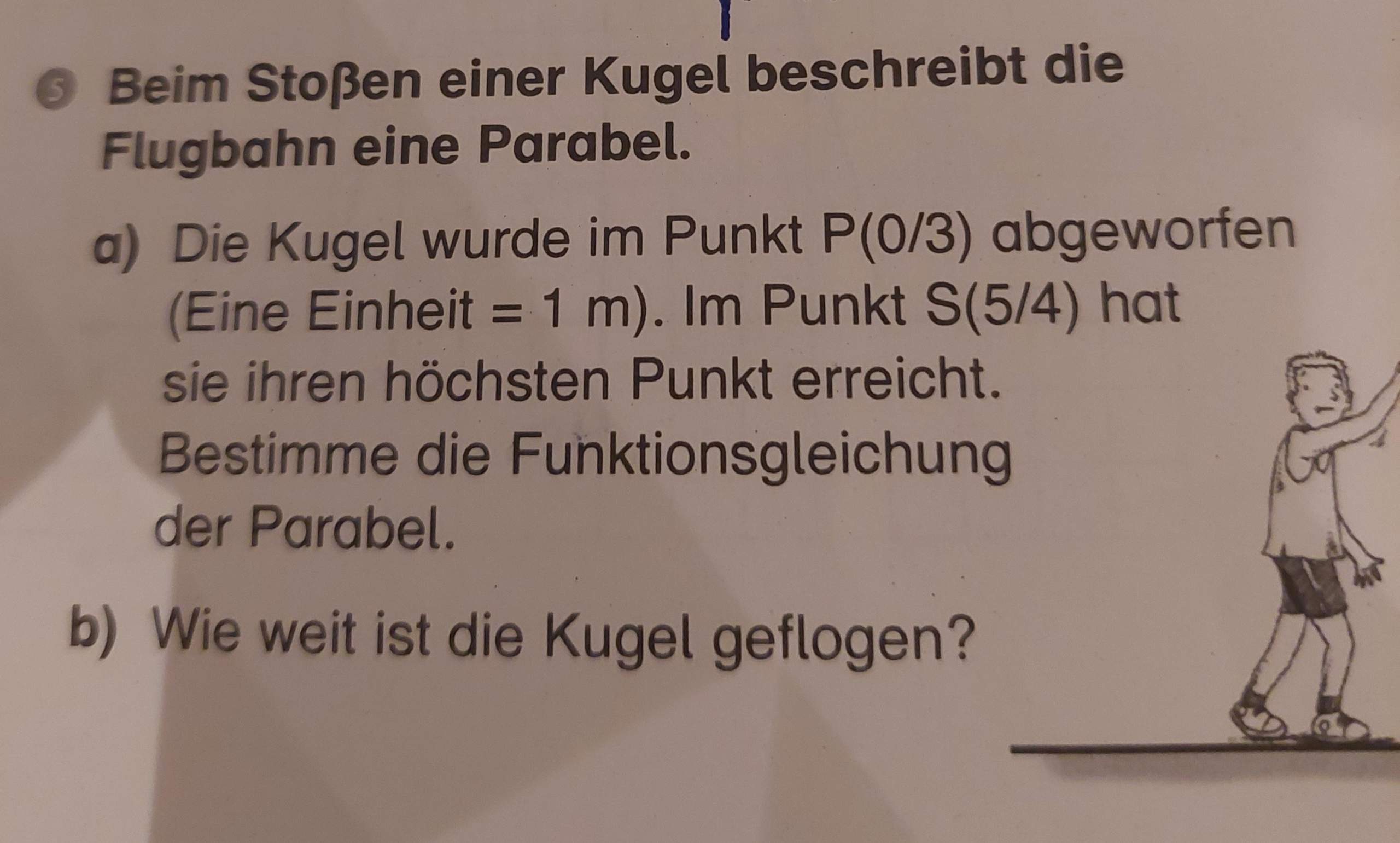 Funktionsgleichung an Punkten bestimmen? (Funktion, Mathematiker, Punkte)