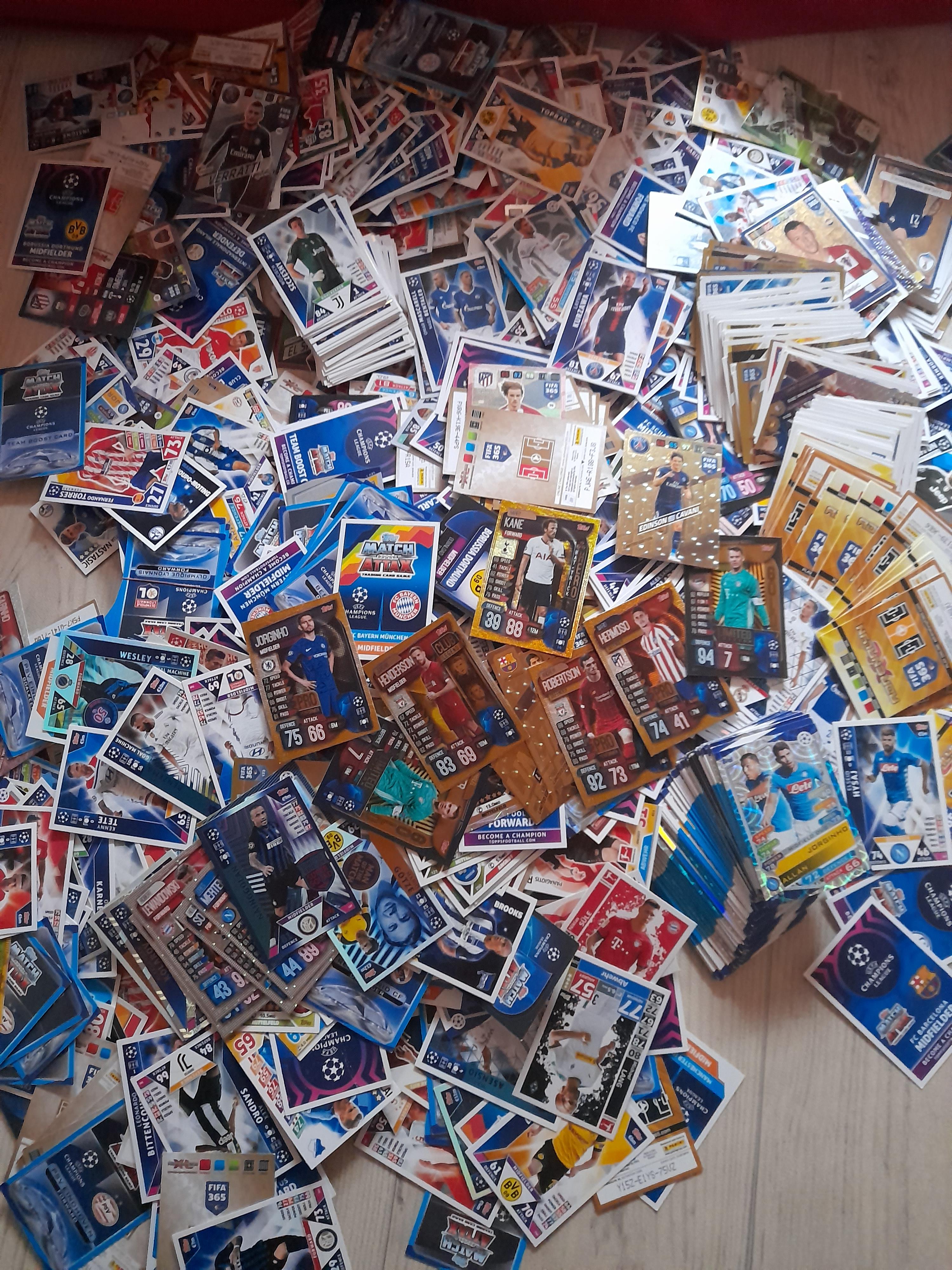 Fußball Sammelkarten ca. 3000 Stück - Wert? (Computer, Spiele und Gaming, sammeln)