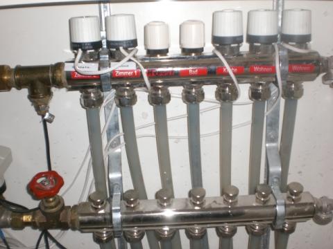 Fussbodenheizung einstellen - Wofür ist welcher Knopf? (Heizung)