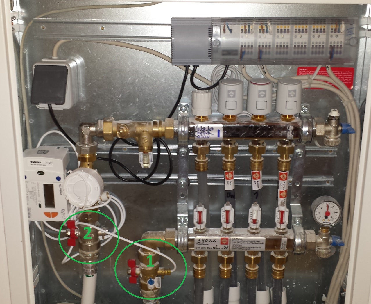 Fußbodenheizung komplett abstellen, aber wo (Wohnung ...