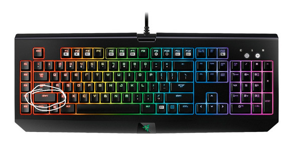 Gaming Tastatur mit Deutschem Layout aber längerer Shift ...