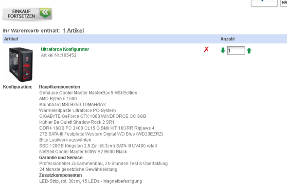 Meine PC-Konfiguration - (Computer, PC, Gaming)