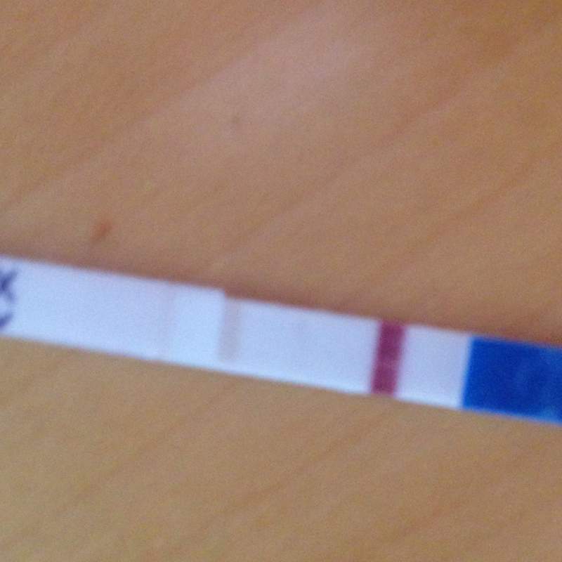 Ganz schwach positive Linie? (schwanger, Menstruation, Schwangerschaftstest)