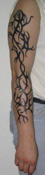 Ganzkorper Tattoo Schwarz