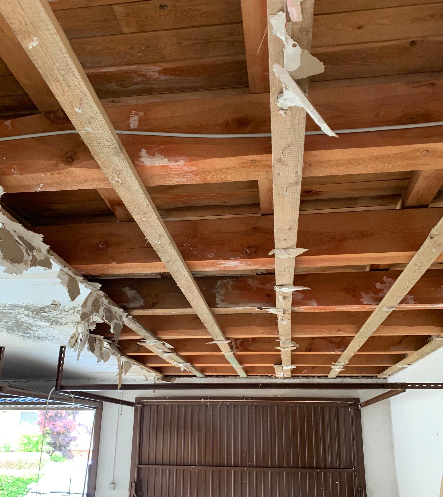 Garagendecke Neu Einziehen Handwerk Garage Dach