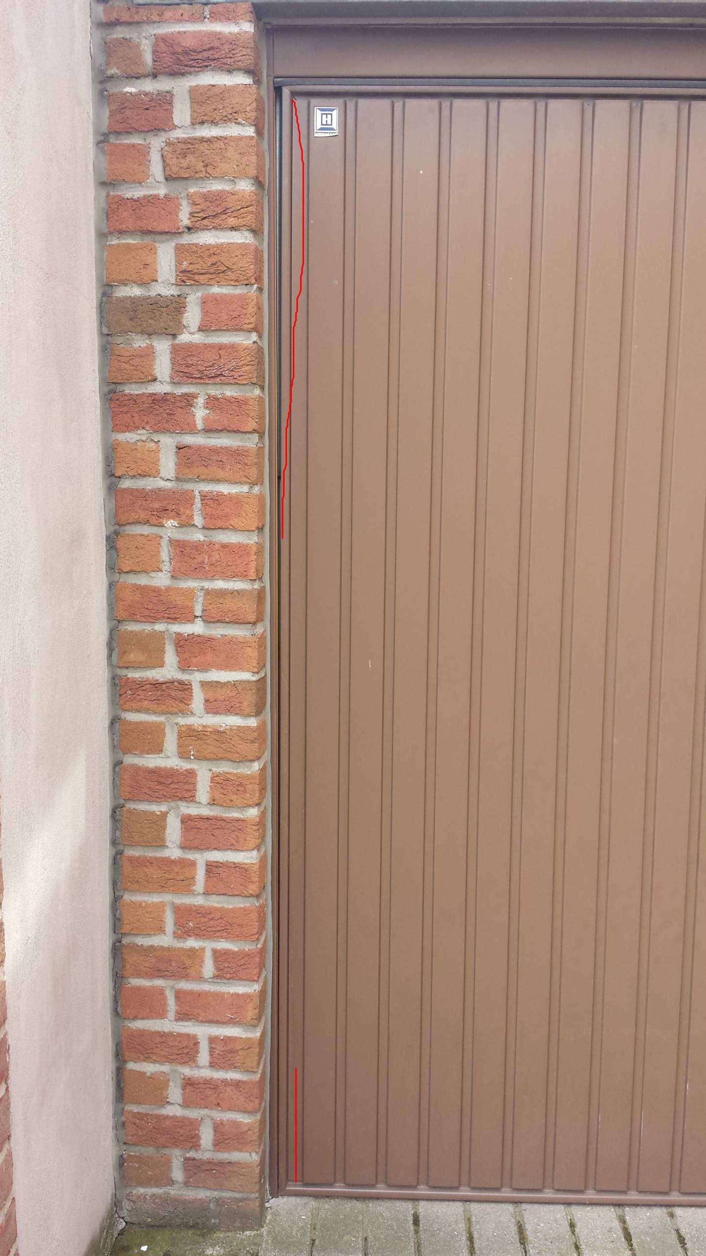 Garagentor schief - wie richten? (Technik, Technologie, heimwerken)