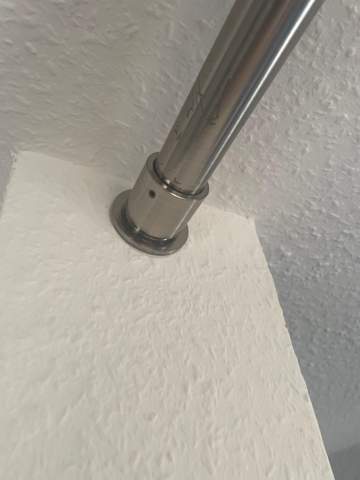 Gardinenstange zwischen zwei Wänden abbauen? (Wohnung, Handwerk, Wand)