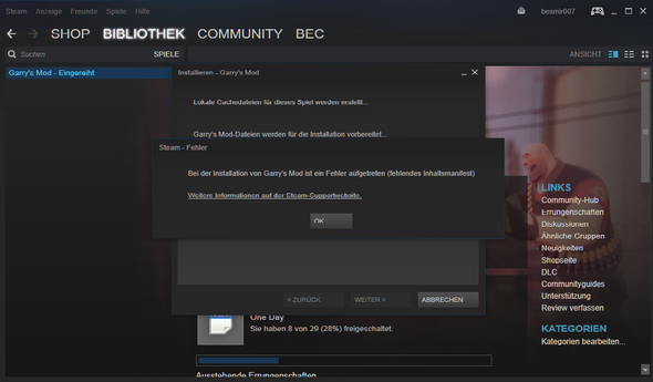 Steam-Screenshot - (Programm, PC-Spiele, Software)