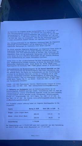 Gas und strompreise? (Gaspreis)