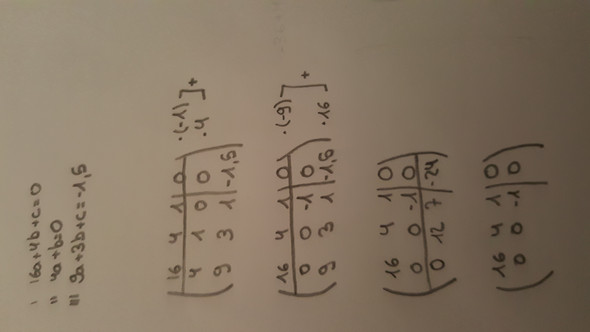 Lineare Gleichungssystem mit 3 Unbekannte - (Mathematik, Gleichungssysteme, Algorithmus)