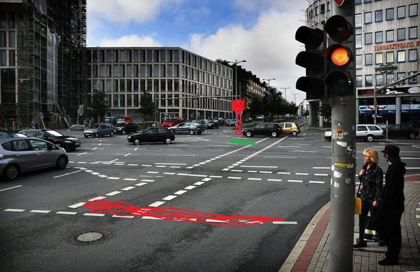 Geblitzt Lappen Weg Auto