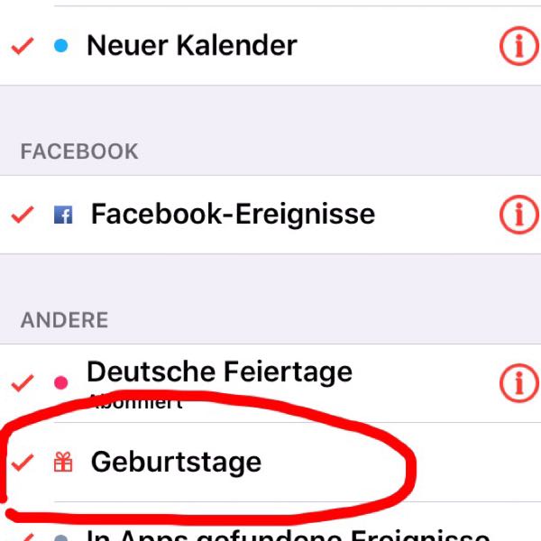 Geburtstage im IPhone Kalender eintragen wie geht das? (Handy)