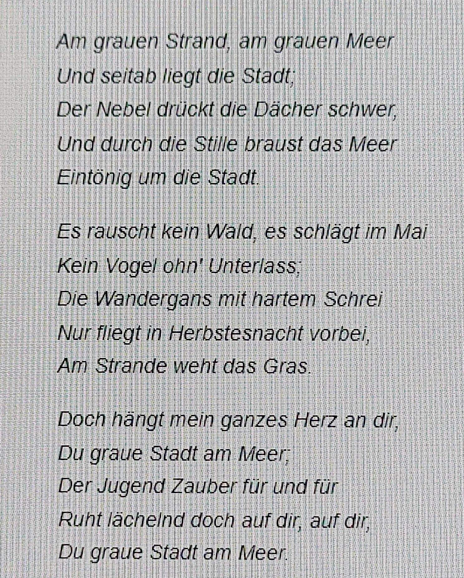 Gedicht Hilfe? (Schule, Deutsch)