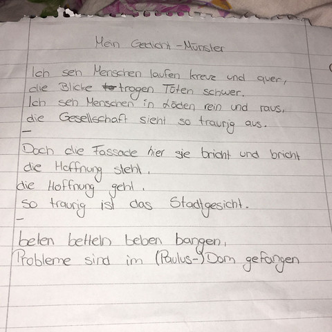 Gedicht Schreiben Hilfe Schule Deutsch Metrum