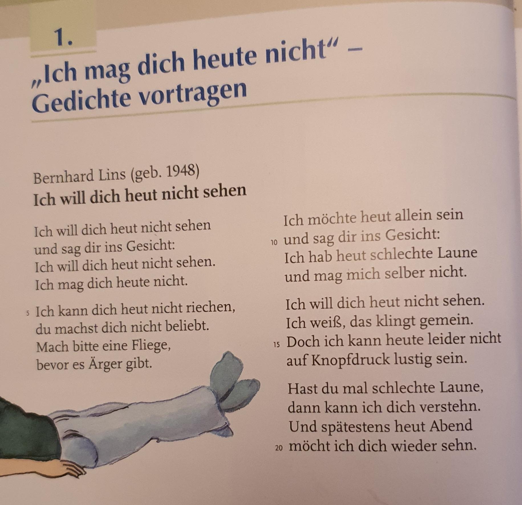 Gedichte Vortragen Schule Deutsch