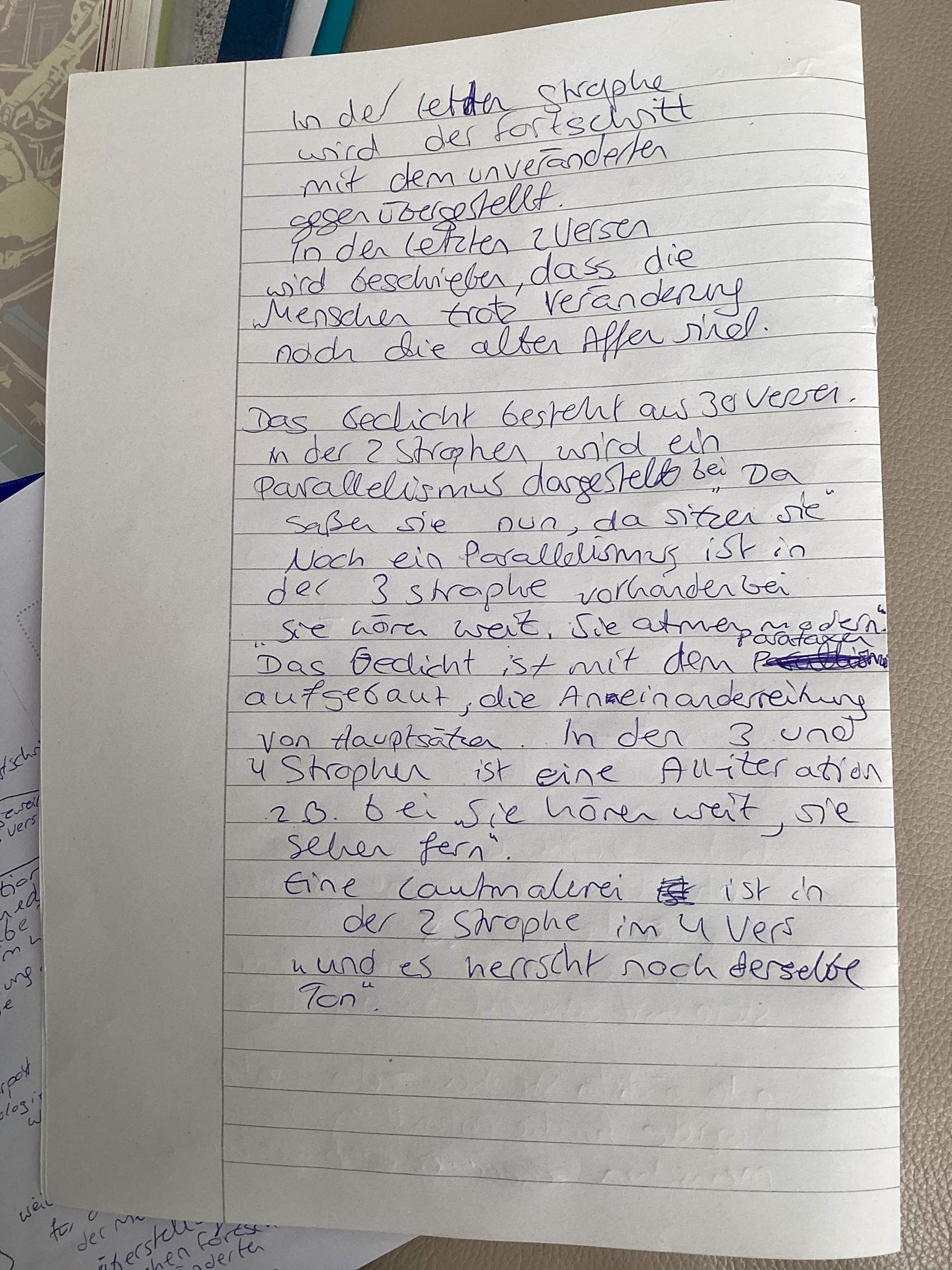 Die Entwicklung Der Menschheit Erich Kästner Analyse Gedichtsanalyse Die Entwicklung der Menschheit? (Gedichtanalyse)