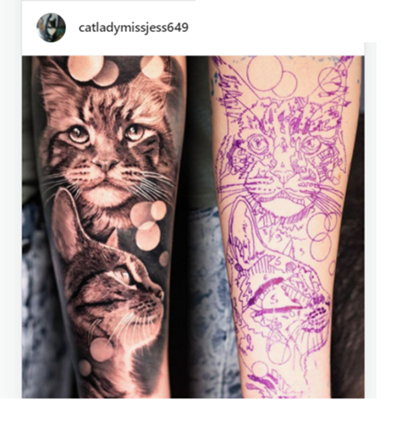 Gefällt euch dieses Katzen-Tattoo?