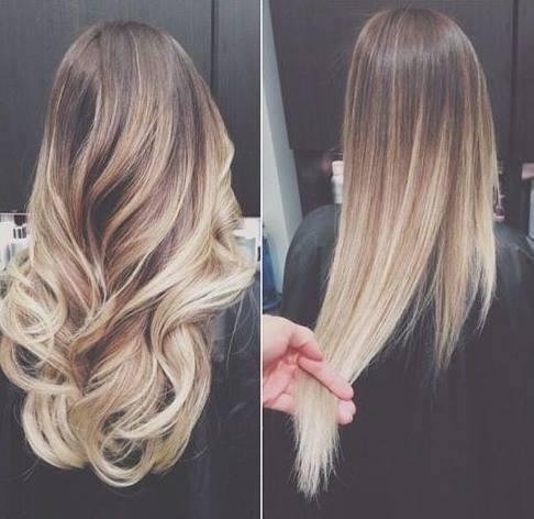 Strähnen braunen haare mit blond ▷ 1001+