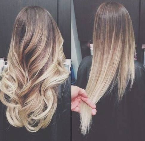 Gefärbte Braune Haare blondieren/ blonde Strähnen/ ombre machen lassen