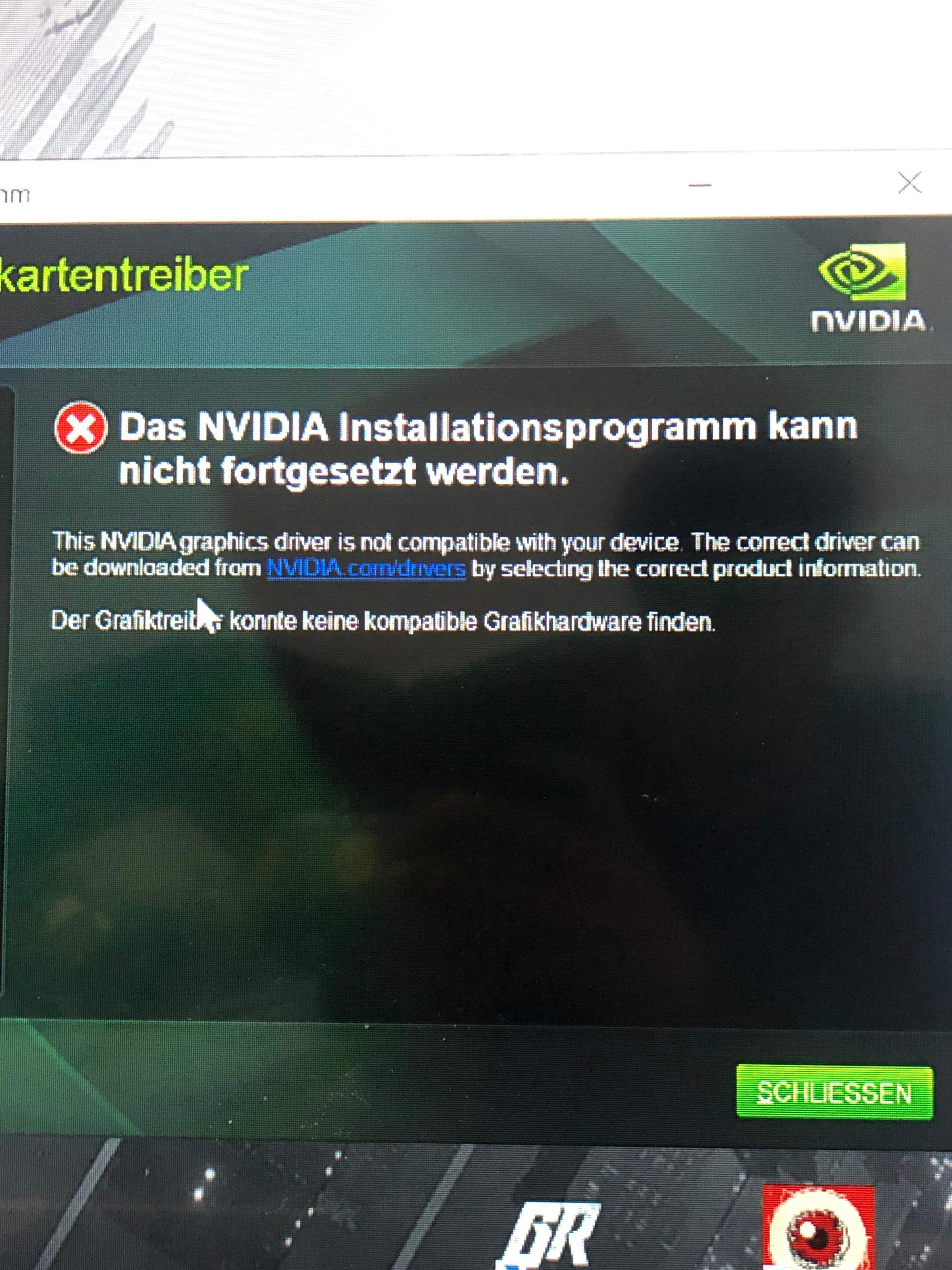 GeForce Experience Treiber können nicht installiert werden warum ...