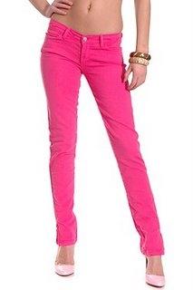 Pinkfarbene Jeans - (Mode, Party, 90er)