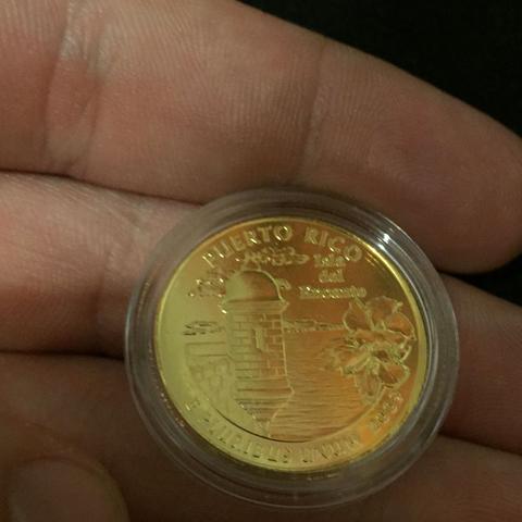 Puerto Rico Münze von vorne - (Geld, Beruf, USA)