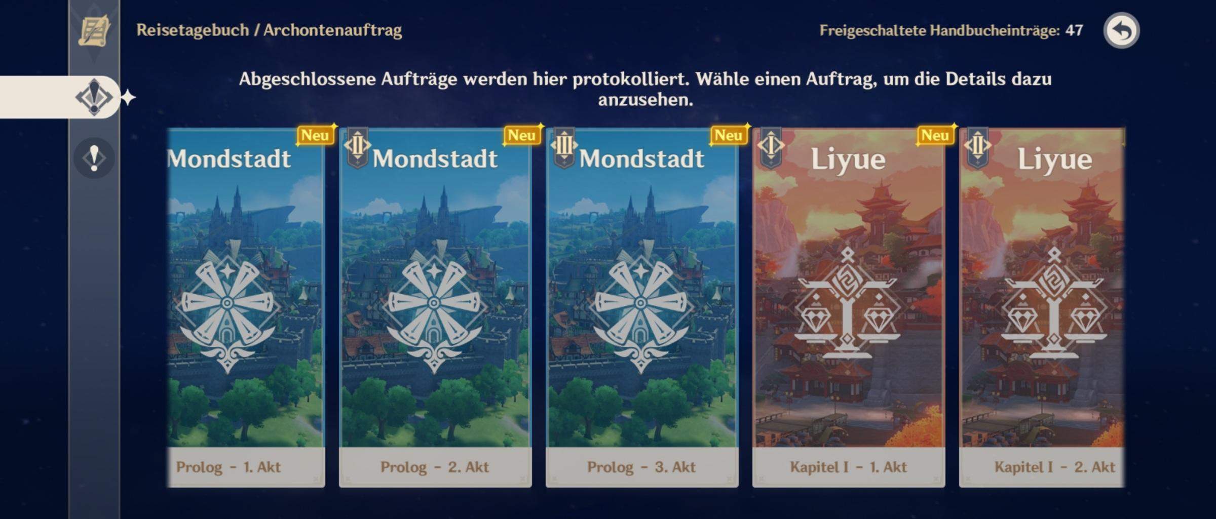»Genshin Impact« Wie viele Kapitel/Akte hat das Spiel? (Spiele und Gaming, Gaming)